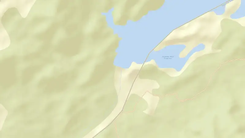 Road map of Donkarayi reservoir, IN, India