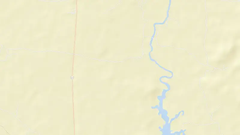 Road map of Hathmati Dam reservoir, Gujarat, India
