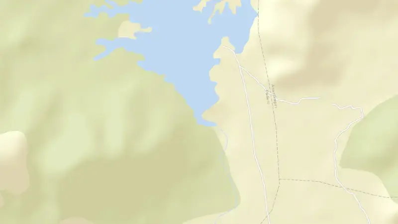Road map of Konam Reservoir reservoir, Andhra Pradesh, India