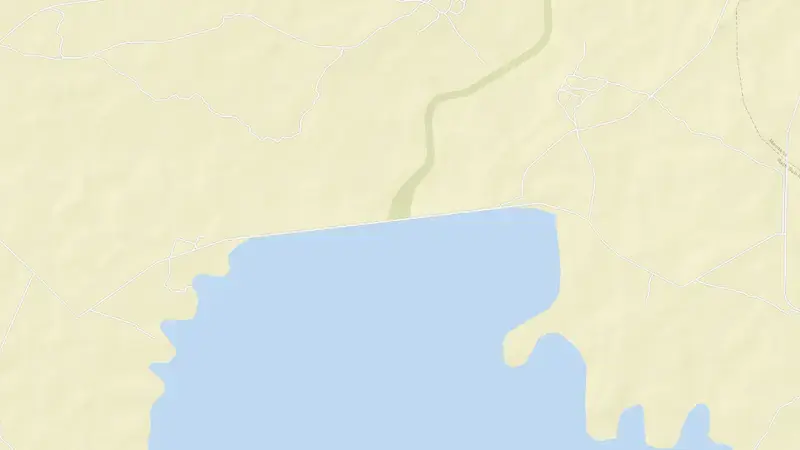 Road map of Maudaha reservoir, Uttar Pradesh, India