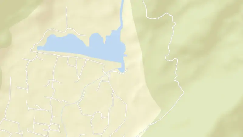 Road map of Perumpallam reservoir, Tamil Nadu, India