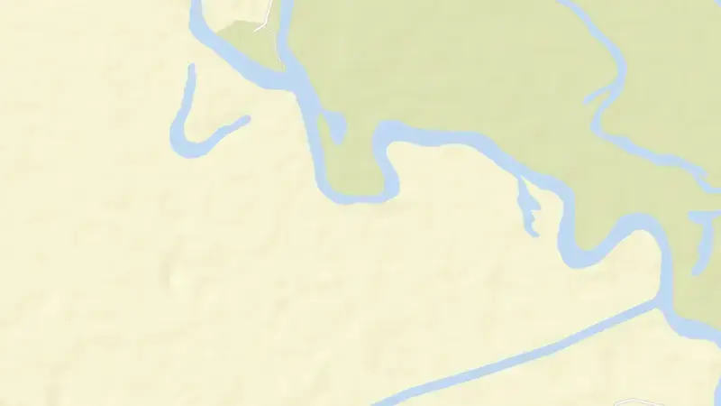 Road map of Gogeldrie Weir reservoir, New South Wales, Australia