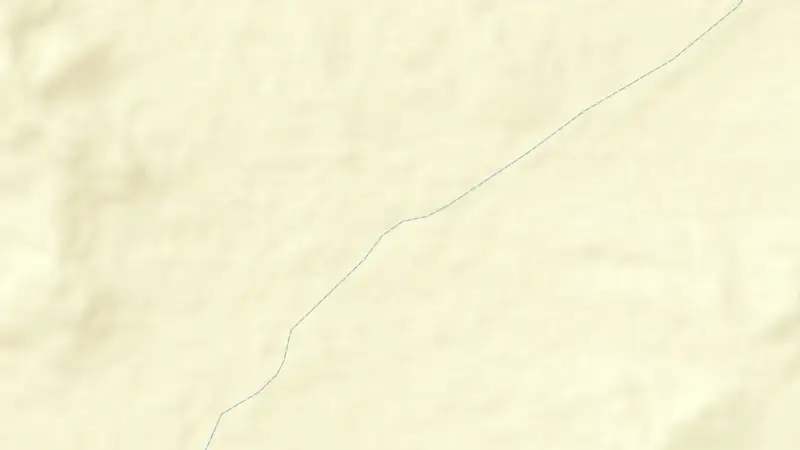 Road map of Gyranda Weir reservoir, Queensland, Australia