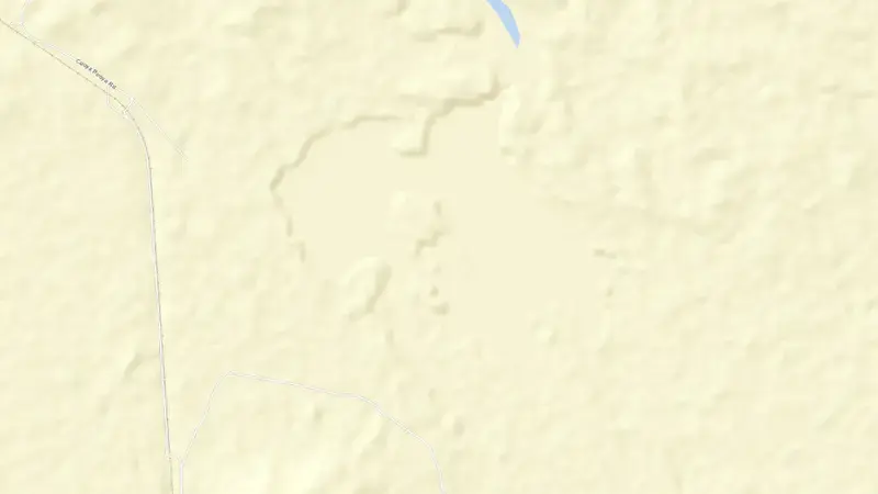 Road map of Harding reservoir, Western Australia, Australia