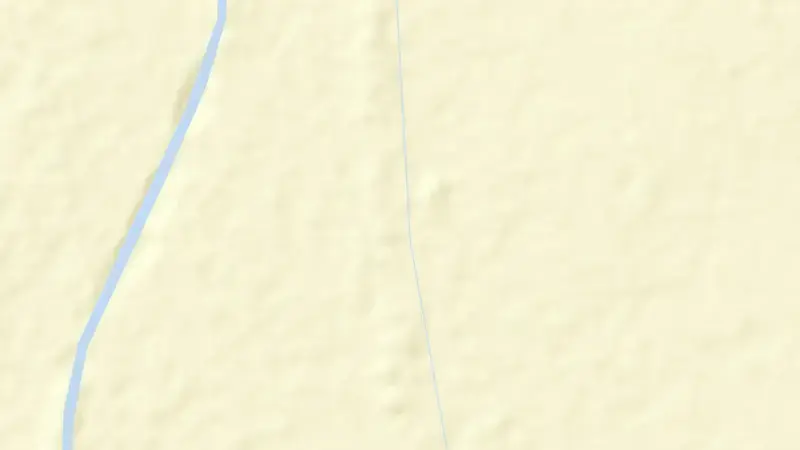 Road map of Tartrus Weir reservoir, Queensland, Australia
