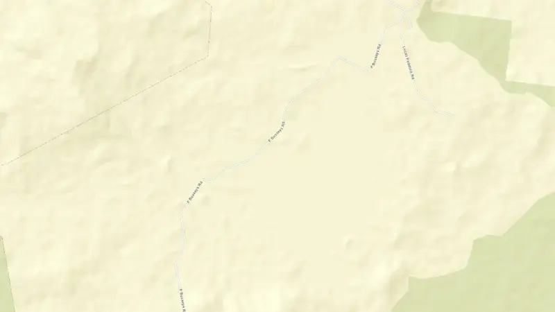 Road map of Teemburra reservoir, Queensland, Australia