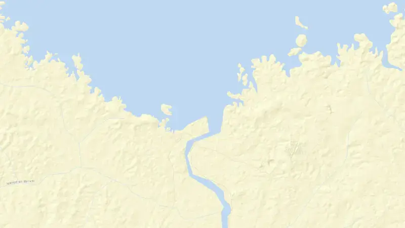 Road map of BALBINA reservoir, Amazonas, Brazil
