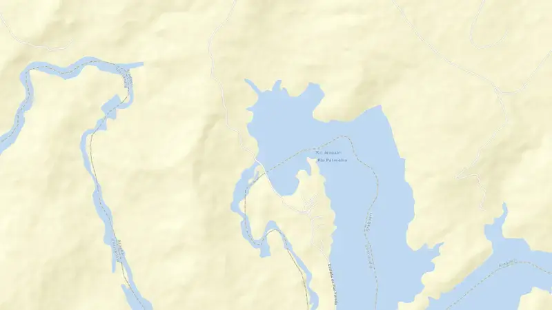 Road map of C.BRANCO-1 reservoir, Minas Gerais, Brazil