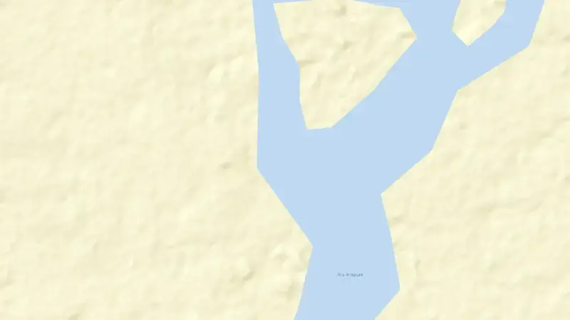 Road map of CACHOEIRA CALDEIRAO reservoir, Amapá, Brazil
