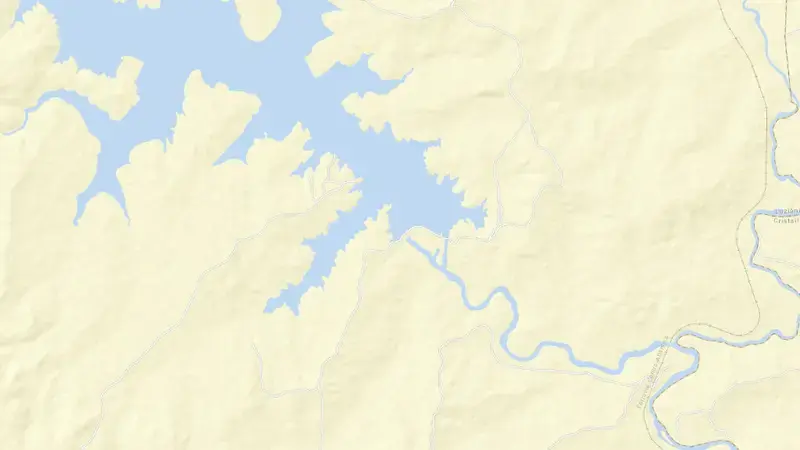 Road map of CORUMBA-3 reservoir, Goiás, Brazil