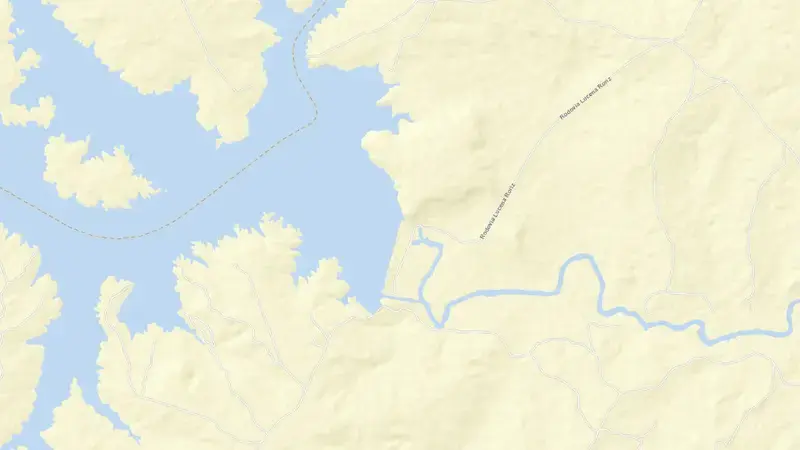 Road map of CORUMBA-4 reservoir, Goiás, Brazil