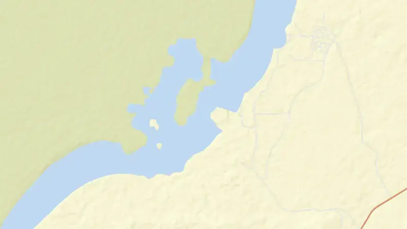 Road map of JIRAU reservoir, Rondônia, Brazil