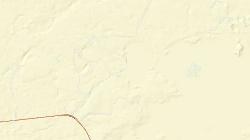 Road map of SAMUEL reservoir, Rondônia, Brazil