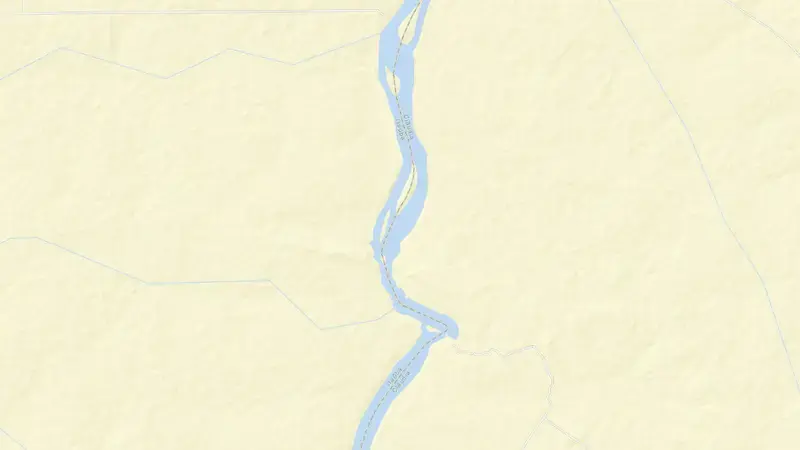 Road map of SINOP reservoir, Mato Grosso, Brazil