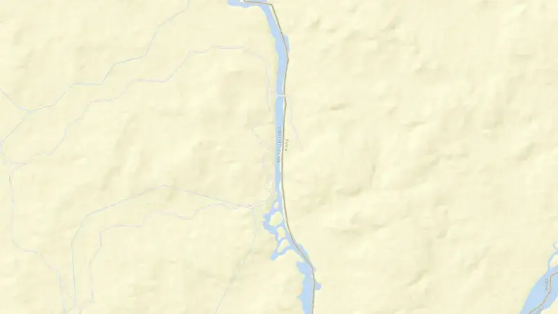 Road map of TELES PIRES reservoir, Mato Grosso, Brazil