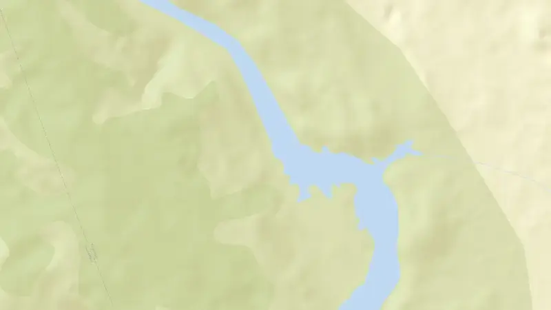 Road map of Annamayya (Cheyyeru) Reservoir reservoir, Andhra Pradesh, India