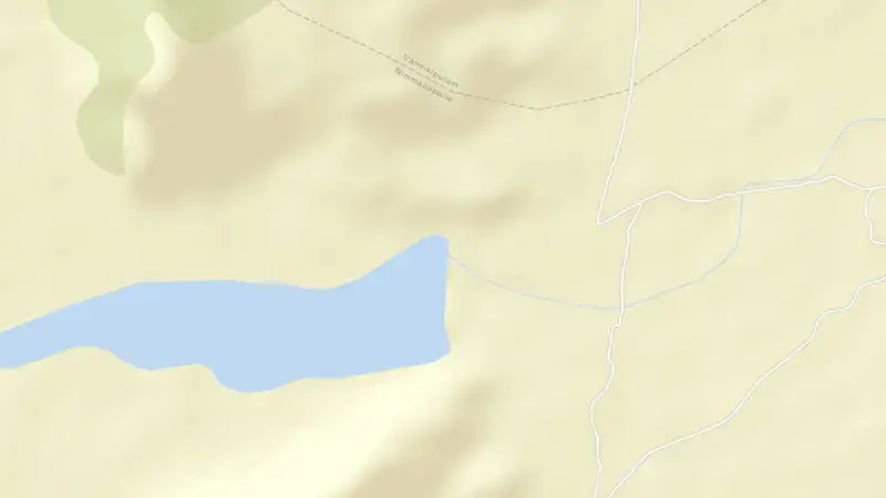 Road map of Bahuda Reservoir reservoir, Andhra Pradesh, India