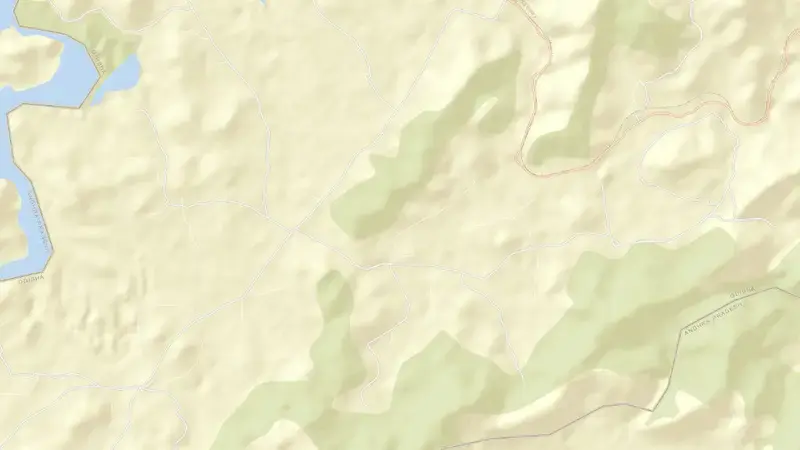 Road map of Balimela Dam reservoir, Odisha, India