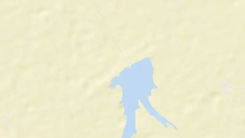 Road map of Brahmani reservoir, IN, India