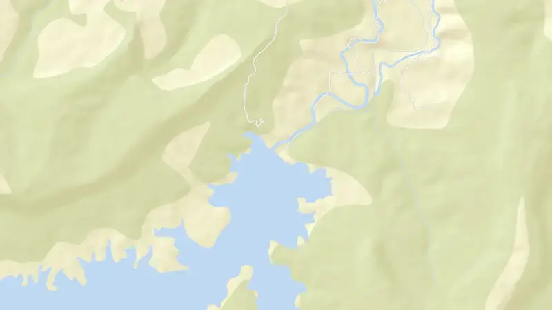 Road map of Dudhganga reservoir, Gujarat, India