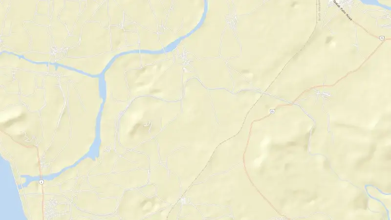 Road map of Hidkal Dam / Ghataprabha Reservoir reservoir, Karnataka, India