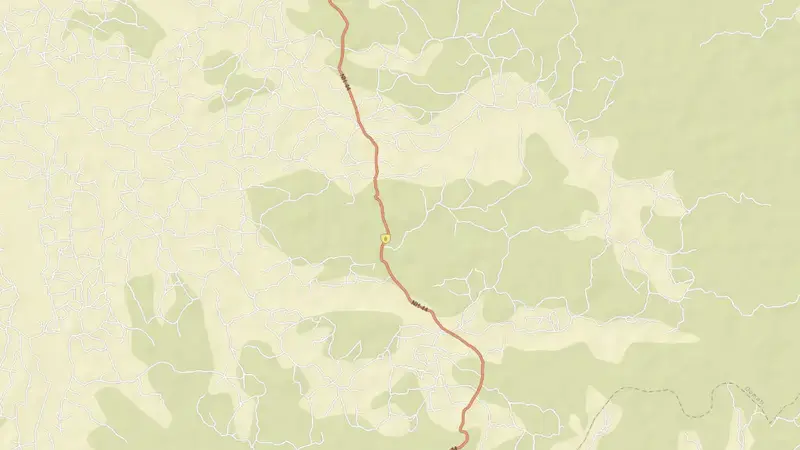 Road map of Gumti Dam reservoir, Tripura, India