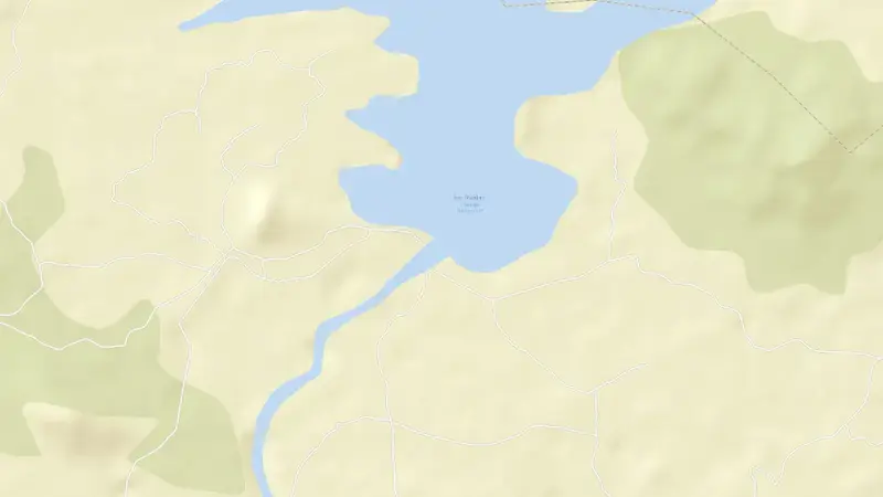 Road map of Hariharjhor reservoir, Jharkhand, India
