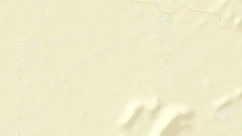 Road map of Jawai Dam reservoir, Rajasthan, India