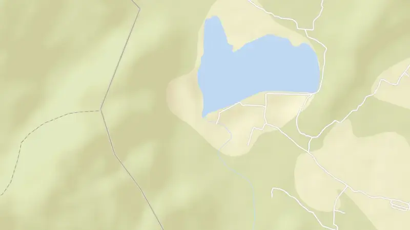 Road map of Kalingadal Project reservoir, Andhra Pradesh, India