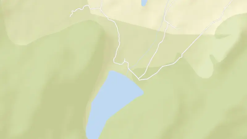 Road map of Kuthiraiyar reservoir, Tamil Nadu, India