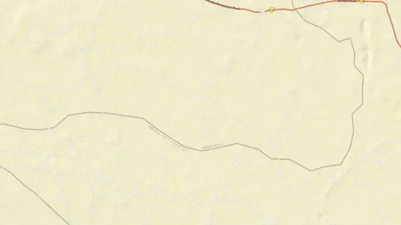 Road map of Massanjore Dam reservoir, Jharkhand, India