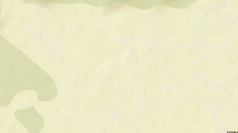 Road map of Mirugandanadhi reservoir, Tamil Nadu, India
