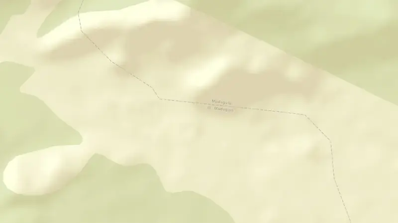 Road map of Pedderu Reservoir reservoir, Andhra Pradesh, India