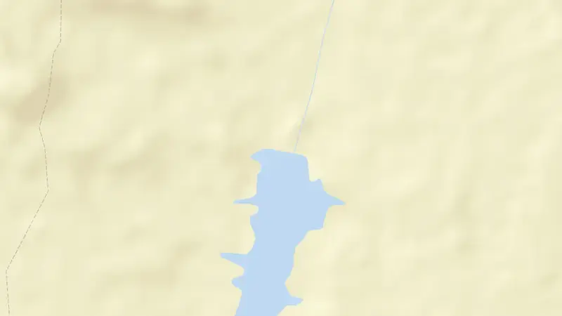 Road map of Pedderu Reservoir Project reservoir, Andhra Pradesh, India