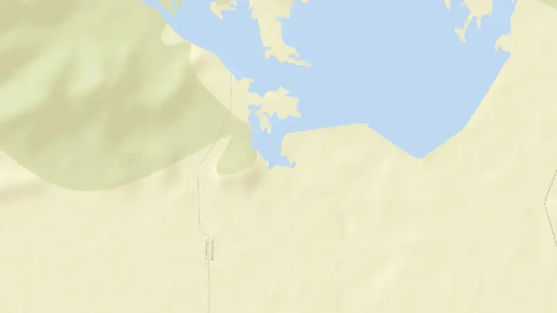 Road map of Raiwada Reservoir reservoir, Andhra Pradesh, India