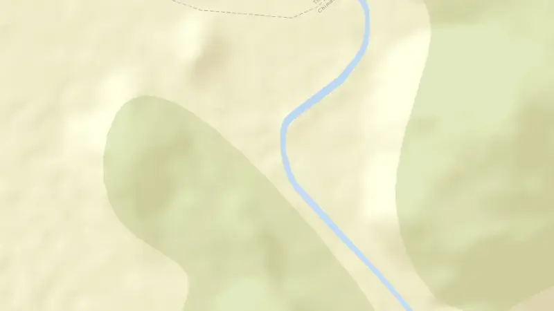 Road map of Rama Thirtham reservoir, Andhra Pradesh, India