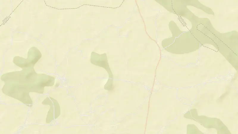 Road map of Rengali Dam reservoir, Odisha, India