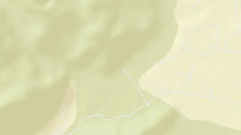 Road map of Shenbagathope reservoir, Tamil Nadu, India