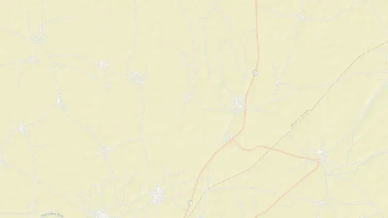 Road map of Shetrunji Dam reservoir, Gujarat, India