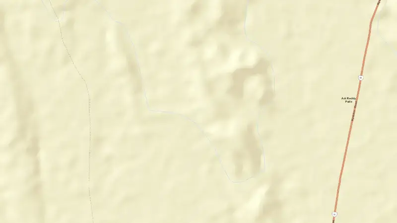 Road map of Subsidiary Reservoir -Ii reservoir, Andhra Pradesh, India
