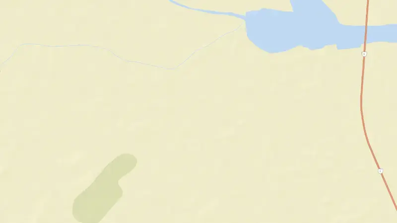 Road map of Sukhi Dam reservoir, Gujarat, India