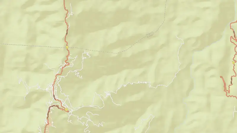 Road map of Tuirial HEP Dam reservoir, Mizoram, India