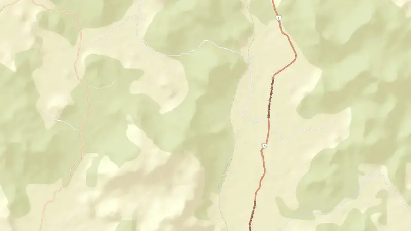 Road map of Upper Kolab Dam reservoir, Odisha, India