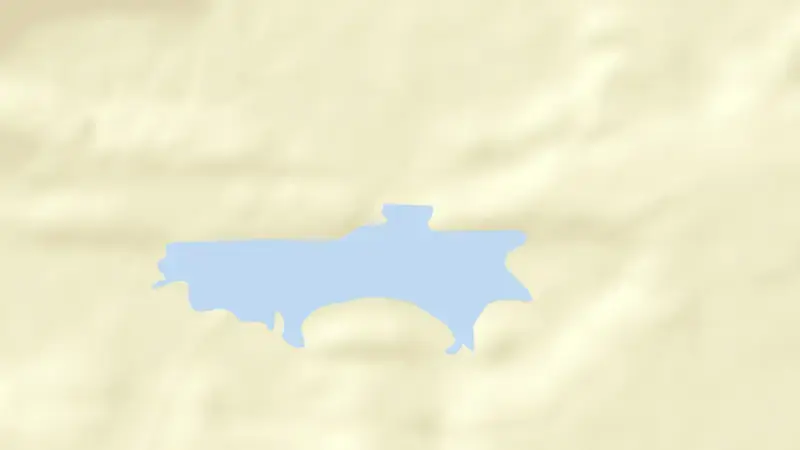 Road map of Zurreru Reservoir reservoir, Andhra Pradesh, India