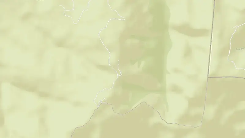 Road map of Alto Lindoso reservoir, Viana do Castelo, Norte, Portugal