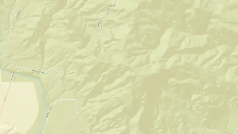Road map of Angostura Reservoir, SD reservoir, South Dakota, United States