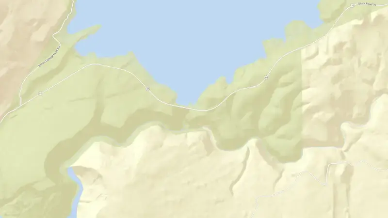 Road map of Griegos Acequia reservoir, New Mexico, United States