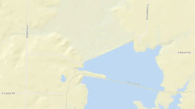 Road map of Sub reservoir, Illinois, United States