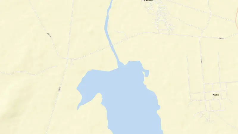 Road map of Flag Boshielo Dam reservoir, Limpopo, South Africa