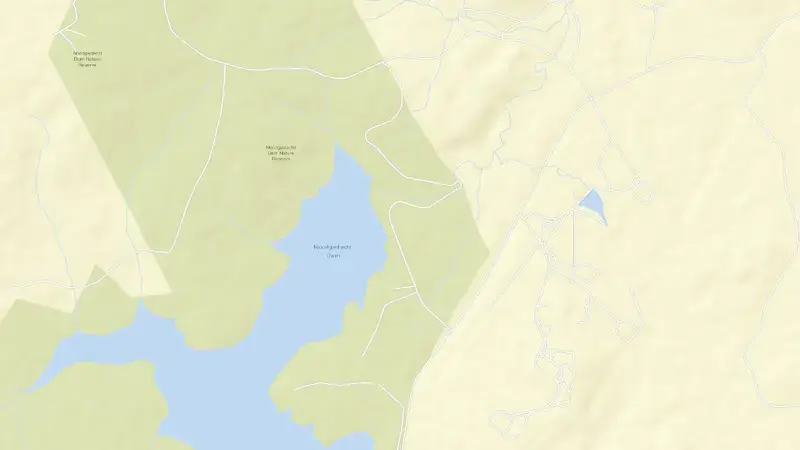 Road map of Nooitgedacht Dam reservoir, Mpumalanga, South Africa